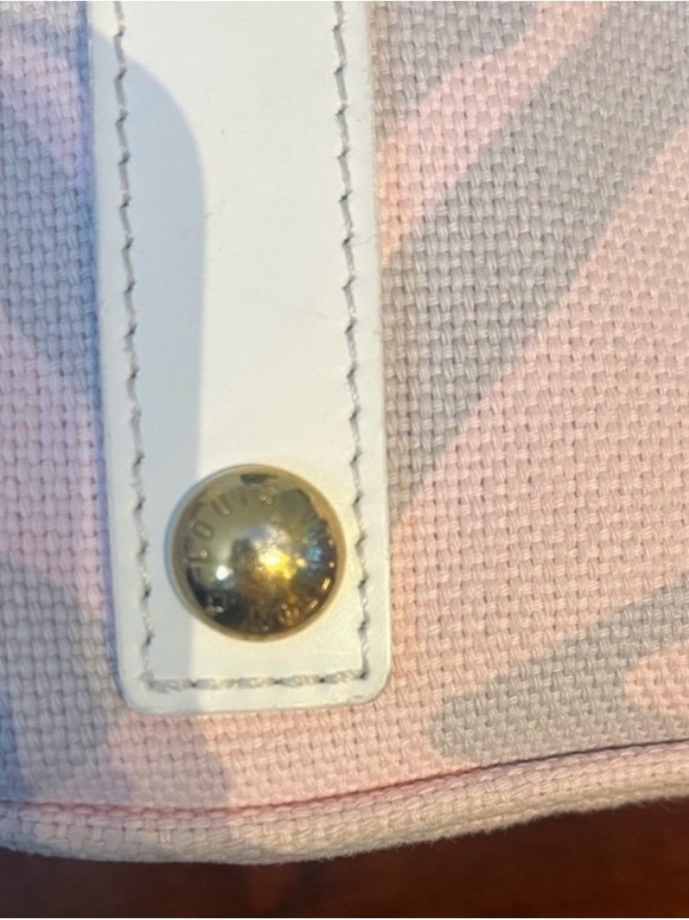 Louis Vuitton Pink Canvas Tahitienne Cabas Pm bag 💯authenticated - Picture 11 of 13